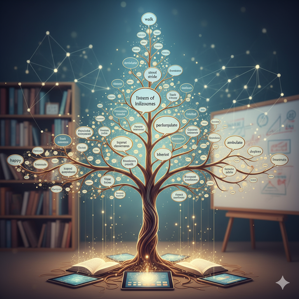 گسترش عمودی و افقی واژگان: کلید تسلط بر زبان انگلیسی